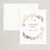 "In the country" - Wedding Thank You Cards in Forest by Paper Sun Studio - Front