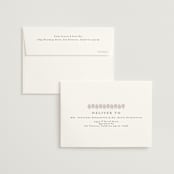 "Elegant Trio" - Wedding Thank You Cards in Sand by Nicole Walsh - FREE Recipient Addressing