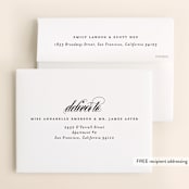 "Bold Classic" - Wedding Thank You Cards in Gold by Jessica Williams - FREE Recipient Addressing