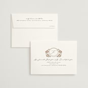 "Timeless Nature" - Wedding Thank You Cards in Ebony by Ana de Sousa - FREE Recipient Addressing