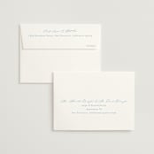 "storybook garden" - Wedding Thank You Cards in Bluebell by Kristie Kern - FREE Recipient Addressing