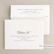 "Lasting love" - Gloss-Press® Thank You Cards in Moonstone by Stacey Meacham - FREE Recipient Addressing