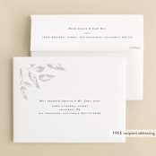"Halcyon" - Gloss-Press® Thank You Cards in Snow by Leah Bisch - FREE Recipient Addressing