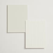 "Pearls" - Gloss-Press® Table Numbers in Silk by mo kelley - Back of Card
