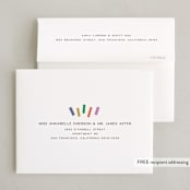 "Good excuses" - Party Thank You Cards in Rainbow by Inkblot Design - FREE Recipient Addressing