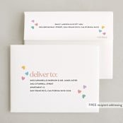 "candy hearts" - Party Thank You Cards in Pastel by Ellen Schlegelmilch - FREE Recipient Addressing