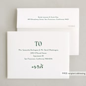"Bistro" - Party Thank You Cards in Peony by Baumbirdy - FREE Recipient Addressing