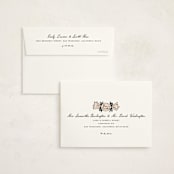 "Just Because" - Party Thank You Cards in Blush by Jennifer Lew - FREE Recipient Addressing