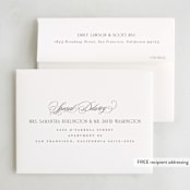 "Formally" - Party Thank You Cards in Garden by Jenna Holcomb - FREE Recipient Addressing
