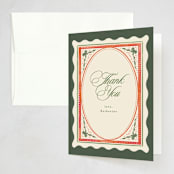 "Christmassy" - Party Thank You Cards in Eggnog by Creo Study - Front