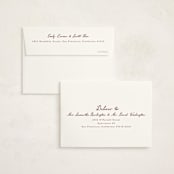 "Handwritten" - Party Thank You Cards in Wine by Cass Loh - FREE Recipient Addressing