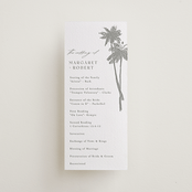 "Warm Winds" - Letterpress Long Programs in Ash by Janean Hinger - Front