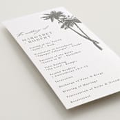 "Warm Winds" - Letterpress Long Programs in Ash by Janean Hinger - Detail