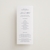 "Empire" - Letterpress Long Programs in Aegean by Jennifer Postorino - Front