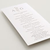 "kouignette" - Letterpress Long Programs in Toffee by chocomocacino - Detail