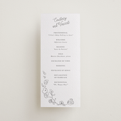 "Note" - Letterpress Long Programs in Gravel by Baumbirdy - Front