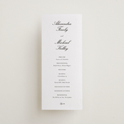 "Finely" - Letterpress Long Programs in Soft Black by Ani Somi - Front
