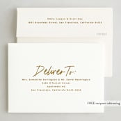 "Felt Marker" - Thanksgiving Cards in Chai Latte by Owl and Toad - FREE Recipient Addressing