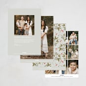 "Faubourg" - Thanksgiving Cards in Snow by Leia Matt - Back of Card Options