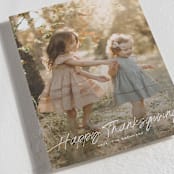 "Faubourg" - Thanksgiving Cards in Snow by Leia Matt - Detail