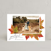 "Maple Lovers" - Thanksgiving Cards in Autumn by Grae - Front