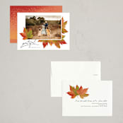 "Maple Lovers" - Thanksgiving Cards in Autumn by Grae - Assembled