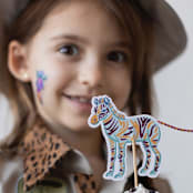 "Safari Cupcake Toppers (16)" - Party Cake Toppers in multicolorassorted-colors by MA FÊTE