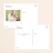 "Love Grows" - Wedding Thank You Postcards in Leaf by Leah Bisch - Back of Card