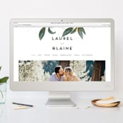 "Love Grows" - Wedding Thank You Postcards in Leaf by Leah Bisch - FREE Wedding Website