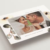 "Bella Mia" - Wedding Thank You Postcards in Autumn by Petra Kern - Detail