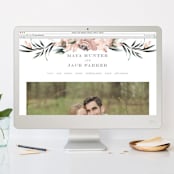 "Maya Rustica" - Wedding Thank You Postcards in Rose by Petra Kern - FREE Wedding Website