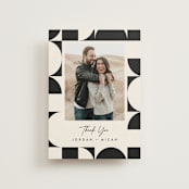 "Kenai" - Wedding Thank You Postcards in Shadow by Carly Reed Walker - Front