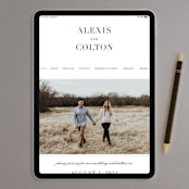 "Charming" - Wedding Thank You Postcards in Pearl by AK Graphics - FREE Wedding Website