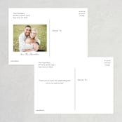 "Set Sail" - Wedding Thank You Postcards in Mediterranean by Sarah Brown - Back of Card