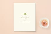 "Southern Garden" - Wedding Thank You Postcards in Moss by Lori Wemple - Front