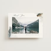 "Grand Escape" - Wedding Thank You Postcards in Stone by Petra Kern - Front