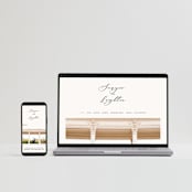 "Eternal" - Wedding Thank You Postcards in Ecru by Carly Reed Walker - FREE Wedding Website