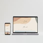 "Surface" - Wedding Thank You Postcards in West by Pixel and Hank - FREE Wedding Website