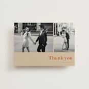 "boho desert" - Wedding Thank You Postcards in Sand by Cass Loh - Front