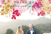"Spring Garden" - Wedding Thank You Postcards in Petal by Grace Kreinbrink - Detail