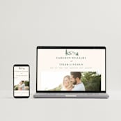 "Blue Ridge" - Wedding Thank You Postcards in Pine by Amy Kross - FREE Wedding Website