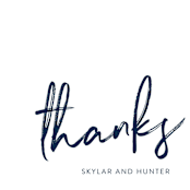 "Funky Names" - Wedding Thank You Postcards in Navy by Phrosné Barwood - Detail