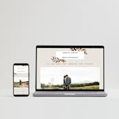 "botanical portrait" - Wedding Thank You Postcards in Leather by Kate Ahn - FREE Wedding Website