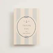 "nautical nuptials" - Wedding Thank You Postcards in Sea Breeze by Rebecca Durflinger - Front