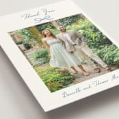 "Vineyard Love" - Wedding Thank You Postcards in Summer by Petra Kern - Detail