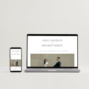 "Grand Scale" - Wedding Thank You Postcards in Caviar by Olivia Raufman - FREE Wedding Website