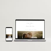 "Close to my Heart" - Wedding Thank You Postcards in Twilight Whisper by Design Lotus - FREE Wedding Website