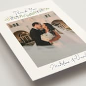 "Meadow Whisper" - Wedding Thank You Postcards in Meadow by Petra Kern - Detail