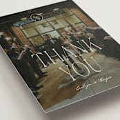 "Hayes" - Wedding Thank You Postcards in Forest by Blustery August - Detail