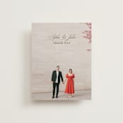 "From This Moment On" - Wedding Thank You Postcards in Classique by Design Lotus - Front